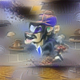 An abstract Waluigi with a mangled body.